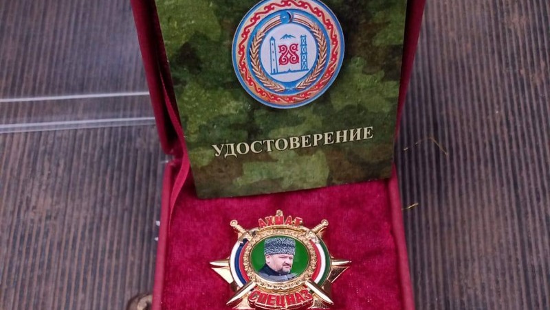 Военнослужащего из Кочубеевского округа наградили медалью «Ахмат-Спецназ»