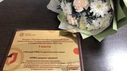 Многофункциональный центр Кочубеевского округа вновь признан лучшим в регионе