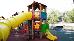 Детскую площадку оборудовали в селе Ивановском