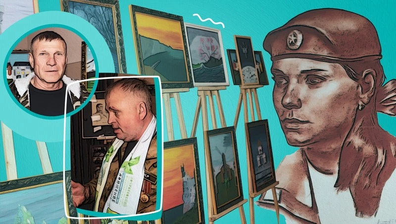 «Реабилитация через искусство»: в Кочубеевском округе открылись две выставки, посвящённые СВО