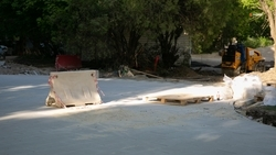 Завершается ремонт пришкольной улицы в селе Кочубеевского округа