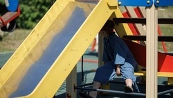 Строительство детской площадки завершили в селе Весёлом Кочубеевского округа
