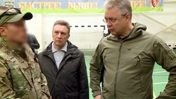 Губернатор Владимиров посетил бойцов батальона «Ставрополье»