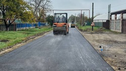 В Кочубеевском округе Ставрополья продолжается ремонт дорог
