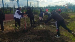 Субботник провели в станице Кочубеевского округа