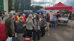 Продукция из Кочубеевского округа вновь оказалась востребованной на ярмарке в Луганске