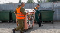 В Кочубеевском округе установили 19 контейнерных площадок для раздельного сбора мусора