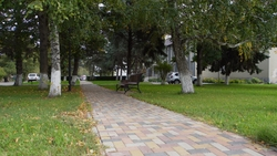 Порядка 10 км пешеходных зон обновили в Кочубеевском округе с 2023 года