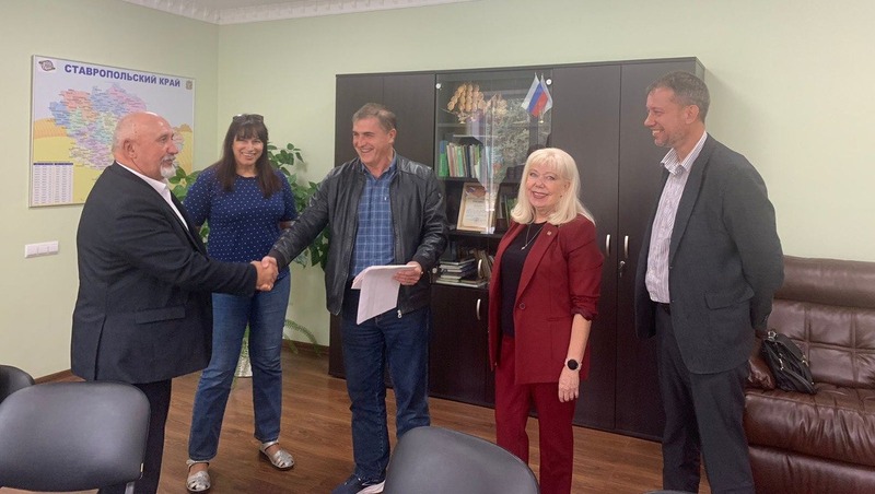 Кочубеевский округ посетила делегация из Омской области
