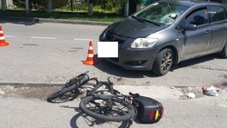 Мотоциклист-бесправник попал в ДТП в Кочубеевском округе