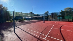 В селе Кочубеевском построили бадминтонную площадку