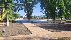 Новая спортплощадка появится в селе Казьминском на территории парка
