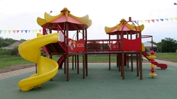 Детскую площадку оборудовали в хуторе Прогресс по губернаторской программе 