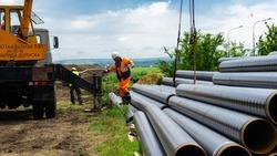 Около 40 км водопроводных труб заменили в Кочубеевском округе 
