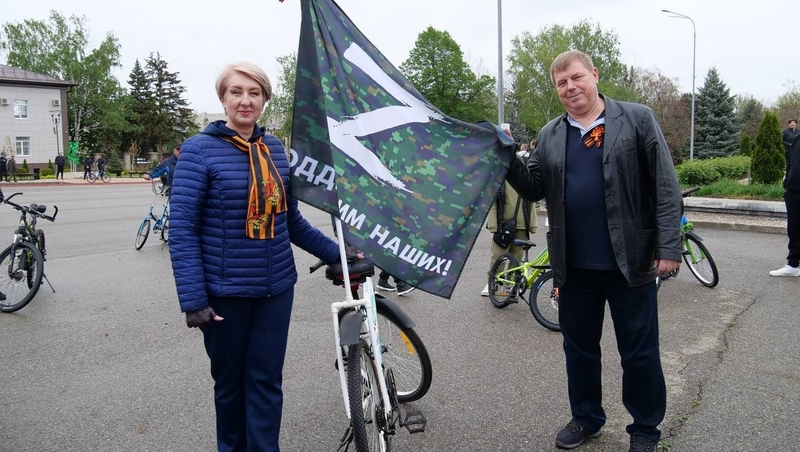 Благотворительный велопробег в поддержку участников спецоперации прошёл в Кочубеевском округе
